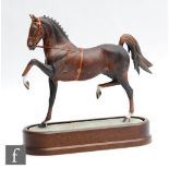 A boxed limited edition Royal Worcester equestrian study modelled by Doris Lindner titled Hackney