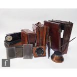 A group of 19th Century Acme plate cameras, to include a W. Watson & Sons 'Acme' plate camera, the