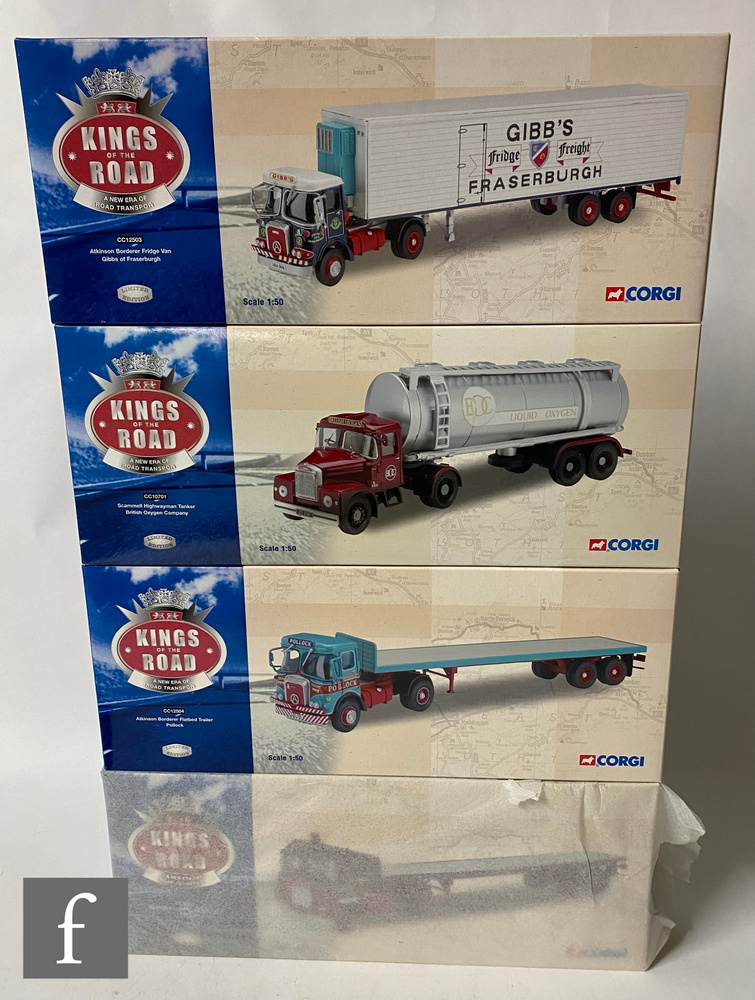 Four Corgi Kings of the Road 1:50 scale diecast models, comprising CC12503 Gibbs of Fraserburgh