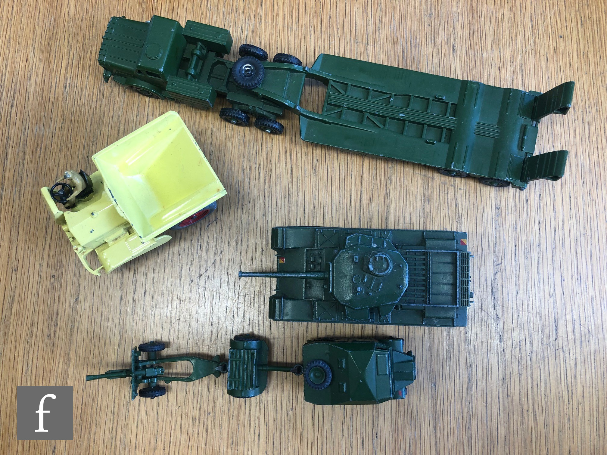 Three boxed Dinky Toys diecast models, Gift Set 698 Mighty Antar Tank Transporter with Centurion - Image 2 of 3