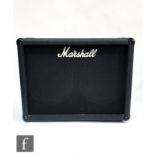 A Marshall guitar amplifier speaker cabinet, model No. 8222.