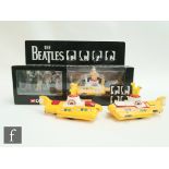 A Corgi Classics 05405 The Beatles Yellow Submarine diecast model with 54mm white metal Beatles