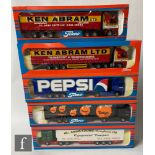 Five Tekno 1:50 scale British Collection road transport diecast models, comprising No. 36 Ken Abram,