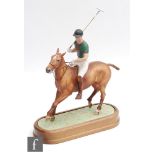 A boxed limited edition Royal Worcester equestrian study modelled by Doris Lindner of H.R.H The Duke