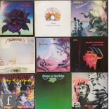 A collection of rock LPs, artists to include Sex Pistols, Judas Priest, Cream, Scorpions,