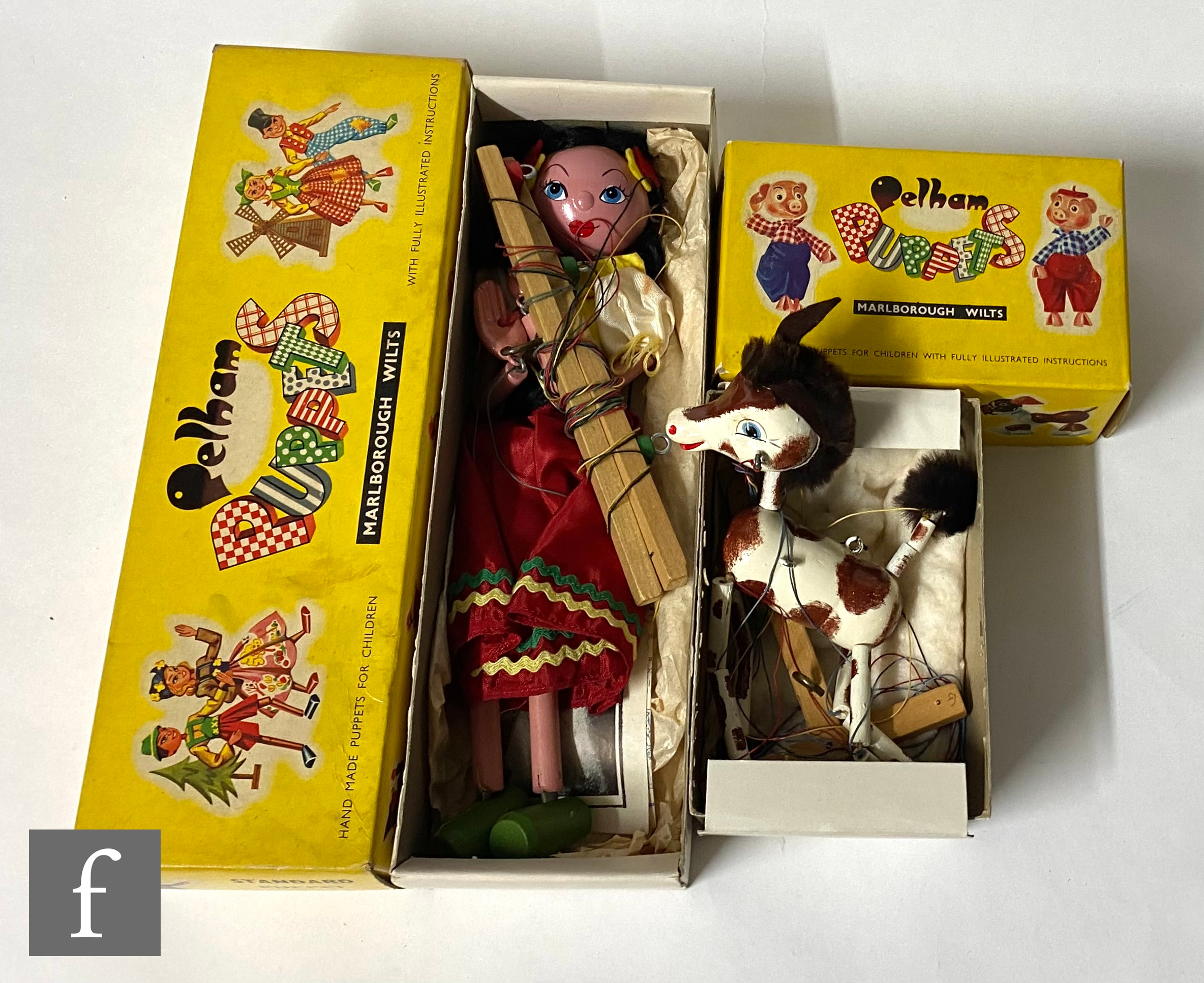 Two Pelham Puppets, a Foal and an SS Gypsy, both boxed. (2)