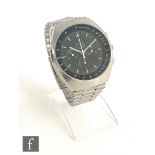 A gentleman's stainless steel Omega Speedmaster Professional Mark II manual wind wrist watch circa