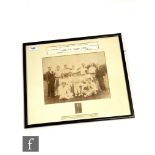 An original photograph of the champions, Birmingham and District Cricket League, for the 1898 season