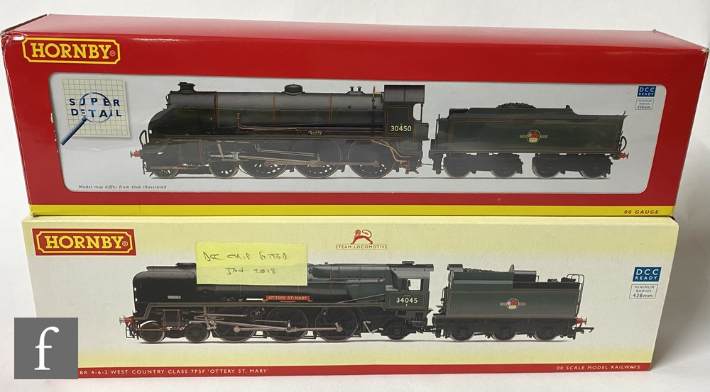 Two OO gauge Hornby locomotives, R2725 DCC Ready Class N15 4-6-0 BR green 'Sir Kay' and R2585