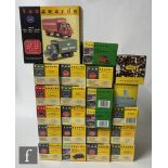 Twenty two Corgi and Lledo Vanguards diecast models, mostly 1:43 scale cards but also includes 1: