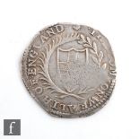 A Commonwealth (1649-1660) half crown 1653 mint mark 'sun'. Provenance - Purchased previously from