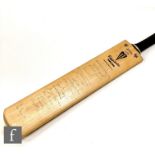 A Duncan Fearnley signed cricket bat for the 1972 Australian tour and the reverse signed by