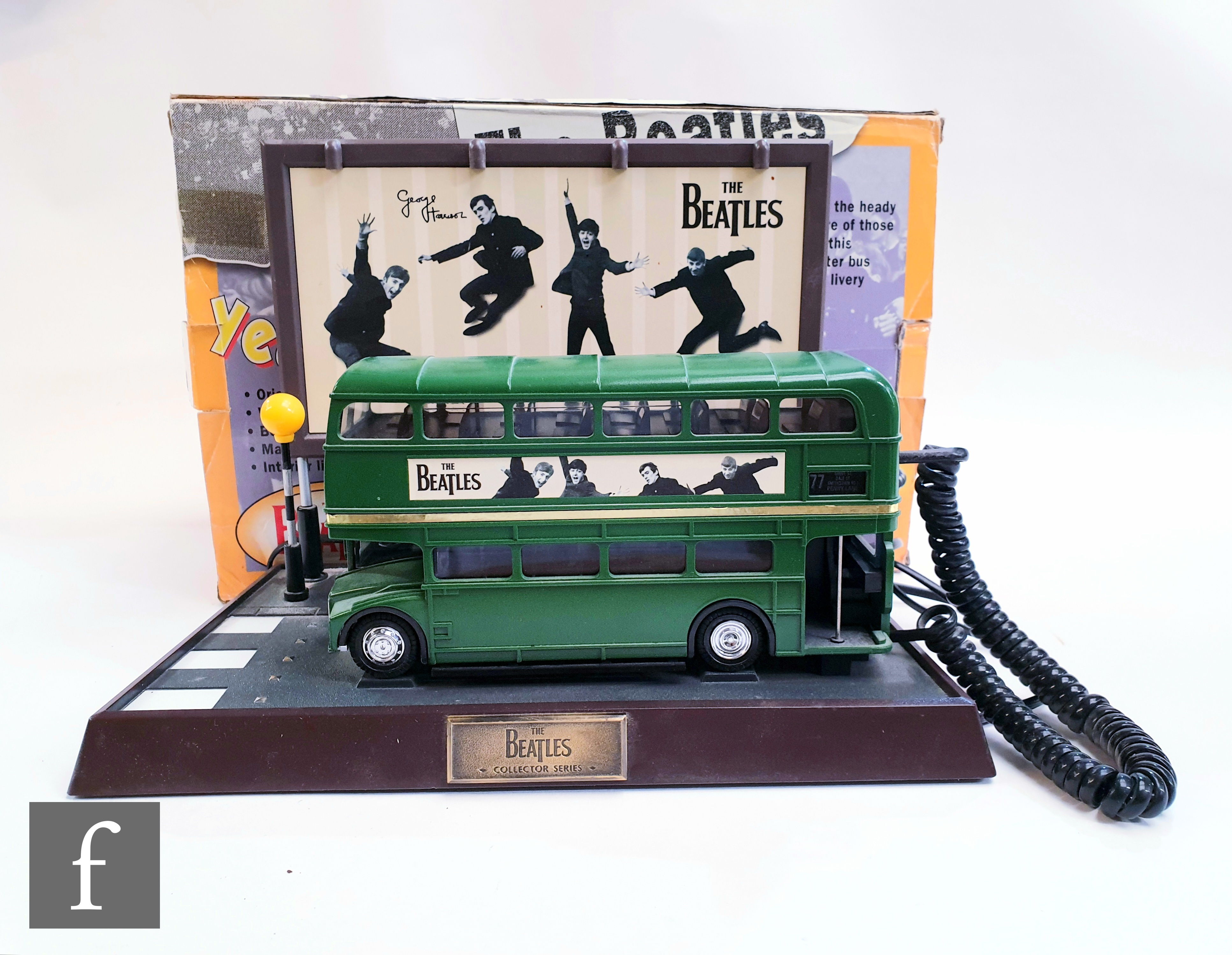 A vintage Beatles collection telephone, the original 1998 Apple licensed novelty telephone in the