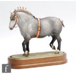 A boxed limited edition Royal Worcester equestrian study modelled by Doris Lindner entitled