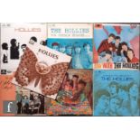 A collection of seven Hollies first pressing LPs, to include The Hollies PMC 1261, For Certain