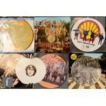 A collection of Beatles picture discs, to include an International Picture disc 3-D edition, Sgt.