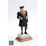 A boxed Royal Worcester figure modelled by Frederick Gertner titled The Privy Chamberlain of the