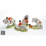 Four later 20th Century Beswick Thelwell ponies comprising Don't Tire your Pony, Talk to your