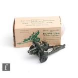A Britains Royal Artillery 4.5 inch Howitzer, set 1725 comprising dark green painted Howitzer with
