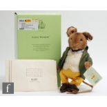 A Steiff 662393 Beatrix Potter Samuel Whiskers, brown mohair, limited edition 746 of 1500, height