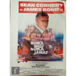 James Bond Never Say Never Again UK / Spanish Export One Sheet, rolled, 30 inches x 40 inches.