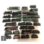 Seventeen assorted unboxed OO gauge locomotives by Lima, Bachmann, Hornby and similar, to include