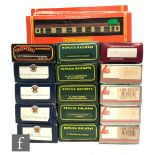 Eighteen assorted OO gauge passenger coaches by Hornby, Bachmann, Lima, Replica Railways and