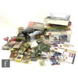 A large collection of assorted model figures and accessories by various manufacturers. (qty)