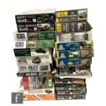 Twenty three 1:72 scale plastic model kits, all military vehicles, by Revell, Italeri, EMHAR and