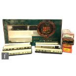 A collection of OO gauge model railway items, to include a Lima 205132 GWR Passenger Railcar 22