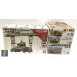 Four Takom 1:35 scale military plastic model kits, 2108 Fries Kran & Panther Ausf.?, 2102