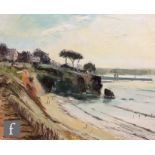 PETER BURDEN CONTEMPORARY) - 'St. Brevin, Cote Loire, Atlantique', oil on canvas, signed,