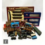 A collection of assorted OO gauge model railway items, comprising Hornby R828 DCC Ready 4-2-2 GWR