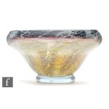 Karl Wiedemann - WMF - A 1930s Ikora glass bowl, of footed conical form with roll rim, with