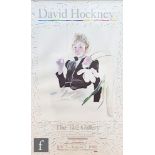 David Hockney - A signed poster for 'Travels with Pencil and Ink' exhibition, Tate Gallery, July 2nd