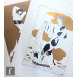 Robert Montenegro - Nijinsky & Ballet - A set of folio prints interpreting the work of Nijinsky