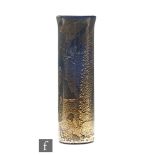 Michael Harris and William Walker - Isle of Wight - A later 20th Century glass Azurene vase of