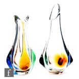 Frantisek Zemek - Mstisov Glassworks - A large Rhapsody range vase of low shouldered form with a