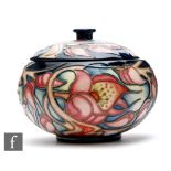 Emma Bossons - Moorcroft Pottery - A Collectors Club powder bowl and cover decorated in the Hera