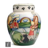 Nicola Slaney - Moorcroft Pottery - A limited edition ginger jar and cover decorated in the Daddy