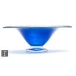 Richard P. Golding - Station Glass - A contemporary studio glass bowl of footed circular flared form