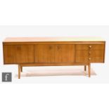 Attributed to William Lawrence & Co Ltd - A teak Long Tom style sideboard, fitted with a central