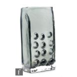 Geoffrey Baxter - Whitefriars - A Textured range Mobile Phone vase, pattern number 9670 in Pewter,