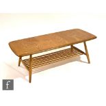 Lucian Ercolani for Ercol Furniture - A model 459 blonde elm and beech occasional coffee table of