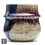 Sylvia Leuchovius - Rorstrand - An Atelje stoneware vase of ovoid form with angular shoulder,