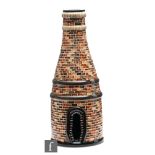 Robert Tabbenor - Moorcroft Pottery - A Trial table lamp modelled as a Bottle Kiln, impressed and