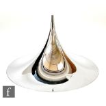 Claus Bonderup & Torsten Thorup for Fog & Mørup - A Danish 1960s Chrome Semi Ceiling Lamp with white