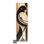 Noomi Backhausen - Soholm - A post war relief moulded rectangular wall plaque decorated with a