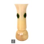Loetz - An early 20th Century Orpheus type vase circa 1903, with a domed base rising to a swollen