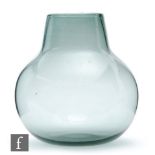Keith Murray - Stevens & Williams - A large vase of ovoid form rising to a tapered collar neck in